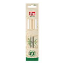 Prym 1530 Strumpfstricknadeln Bambus 20cm 