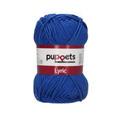 Puppets Häkelgarn blau 