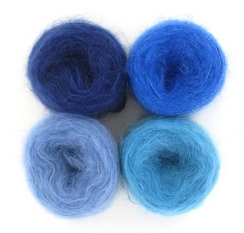 Diva-02 Blau- Kit Mohair- Seide 