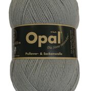 Opal Uni 4fach Sockenwolle Mittelgrau 